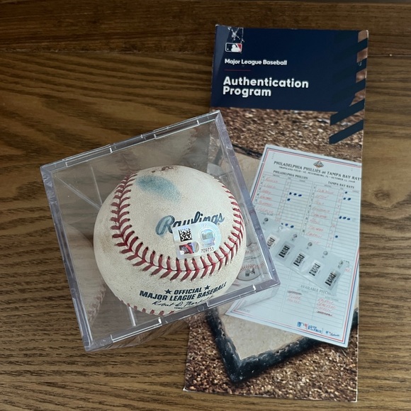 SF Giants vs Cardinals 7/10/24 Game Used Ball MLB Authentication Jackson Jimenez - Picture 3 of 14